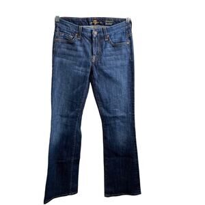 7 For‎ All Mankind Women's Kimmie Bootcut Jeans Size 26 Wide Leg Western Modern